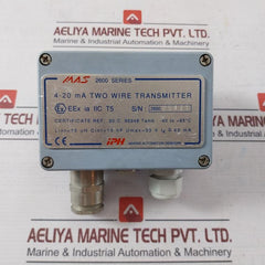 Iph Mas 2600-g30-25-0/1P Two Wire Transmitter 94V-0 45 Ma 4-20 Ma Wl202 Pt 100