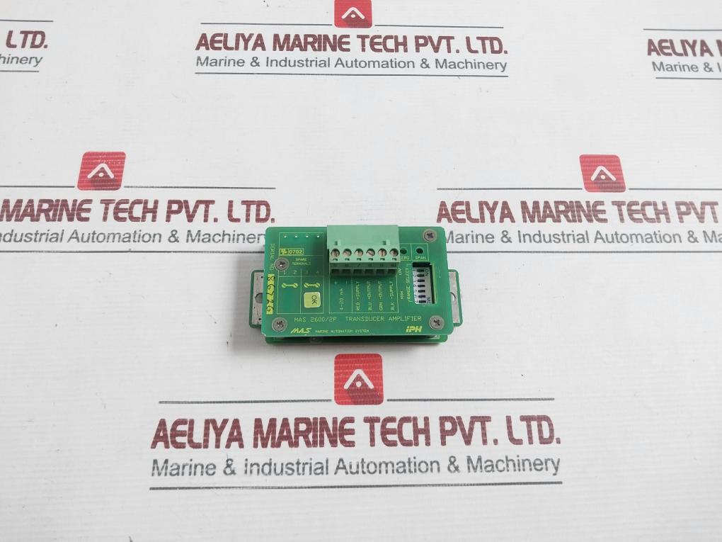Iph Mas 2600/2P Transducer Amplifier 4-20 Ma