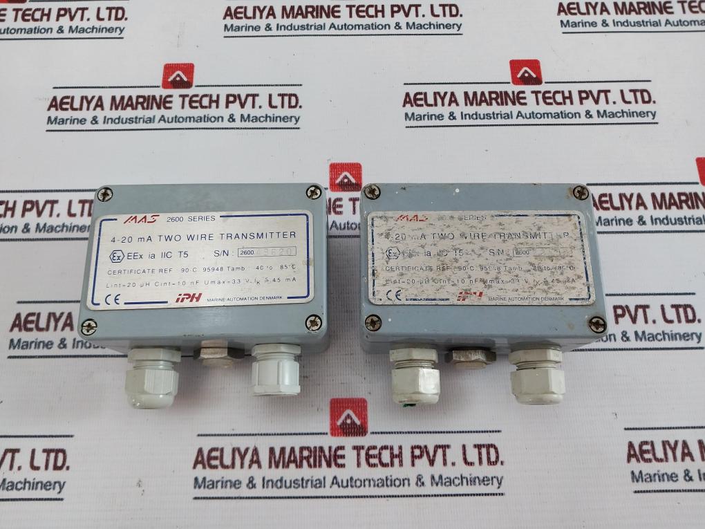 Iph Mas 2600/2P 2600 Series 4-20Ma Two Wire Transmitter 33V