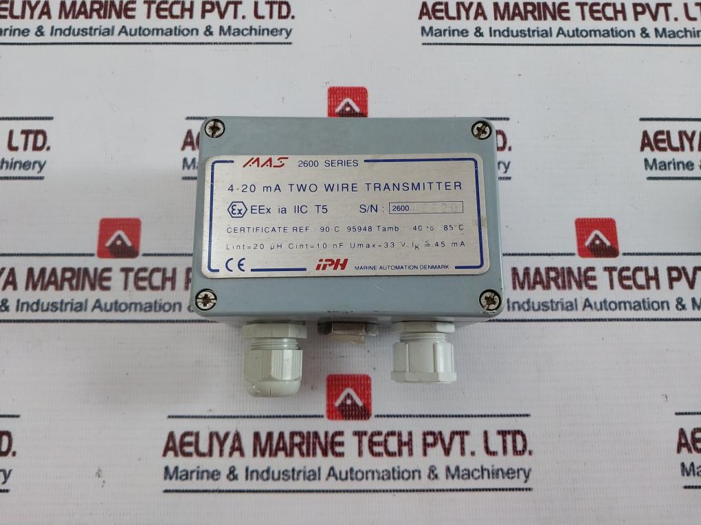 Iph Mas 2600/2P 2600 Series 4-20Ma Two Wire Transmitter 33V