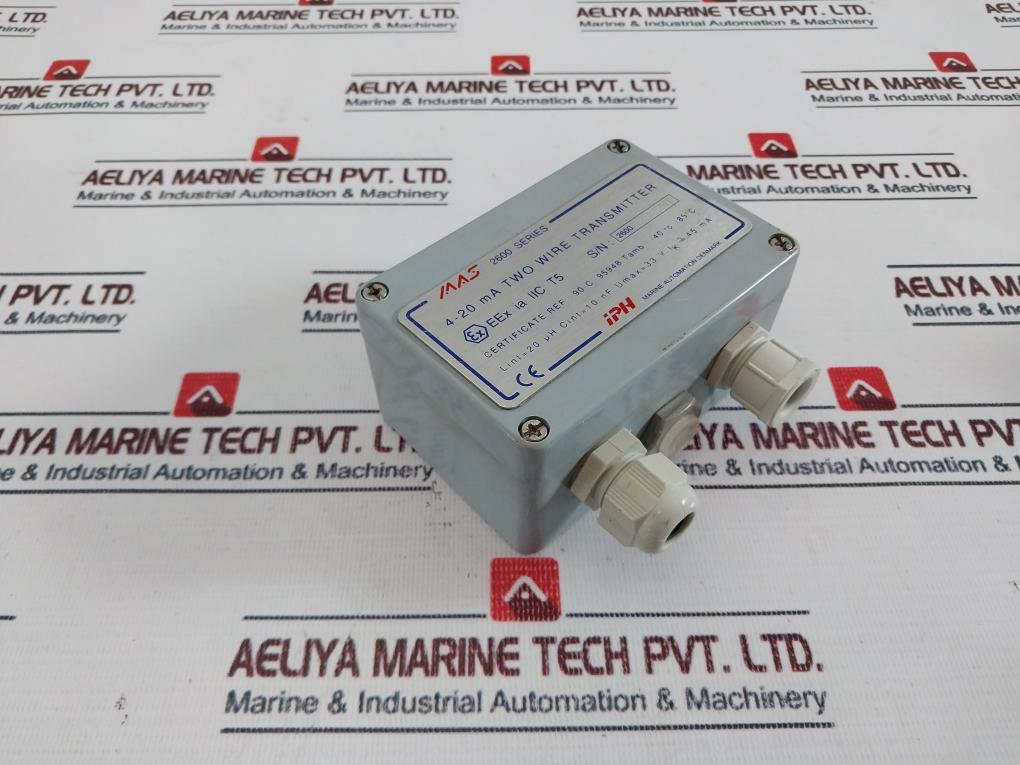 Iph Mas 2600/2P 2600 Series 4-20Ma Two Wire Transmitter 33V