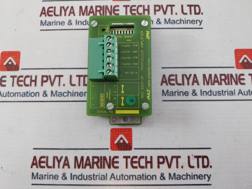 IPH MAS 2600/2P Transducer Amplifier Mas 2600/2P
