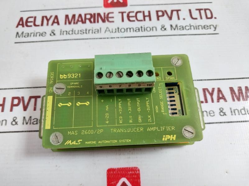 Iph Mas 2600/2P Transducer Amplifier 2600 Bb 9321
