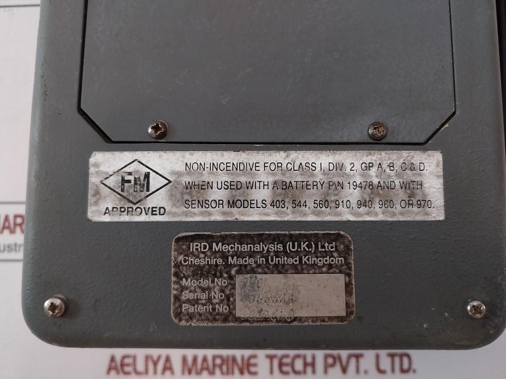 Ird Mechanalysis 890 Analyzer/Data Collector