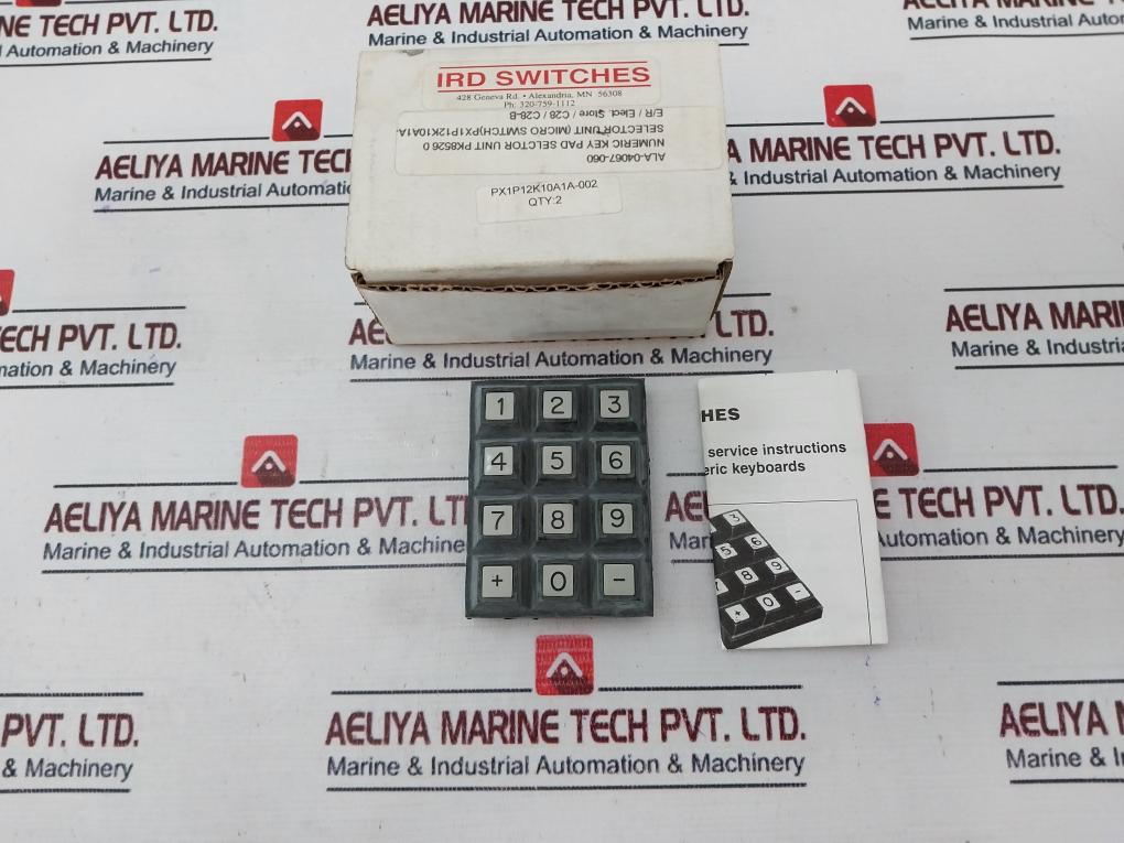 Ird Switches Px1P12K10A1A-002 Numeric Keypad Selector Unit