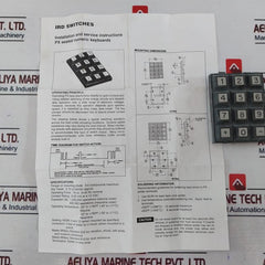 Ird Switches Px1P12K10A1A-002 Numeric Keypad Selector Unit