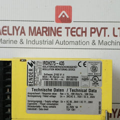 Irdh275-435 A-isometer Insulation Monitoring Device 1K-10M Ohm Brand Bender