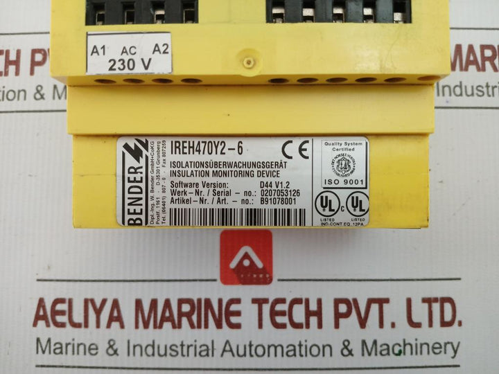 Ireh470Y2-6 Insulation Monitoring Device Bender 230V 50/60Hz