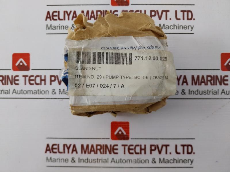 Ironpump 3234587 Gland Nut T6a2914