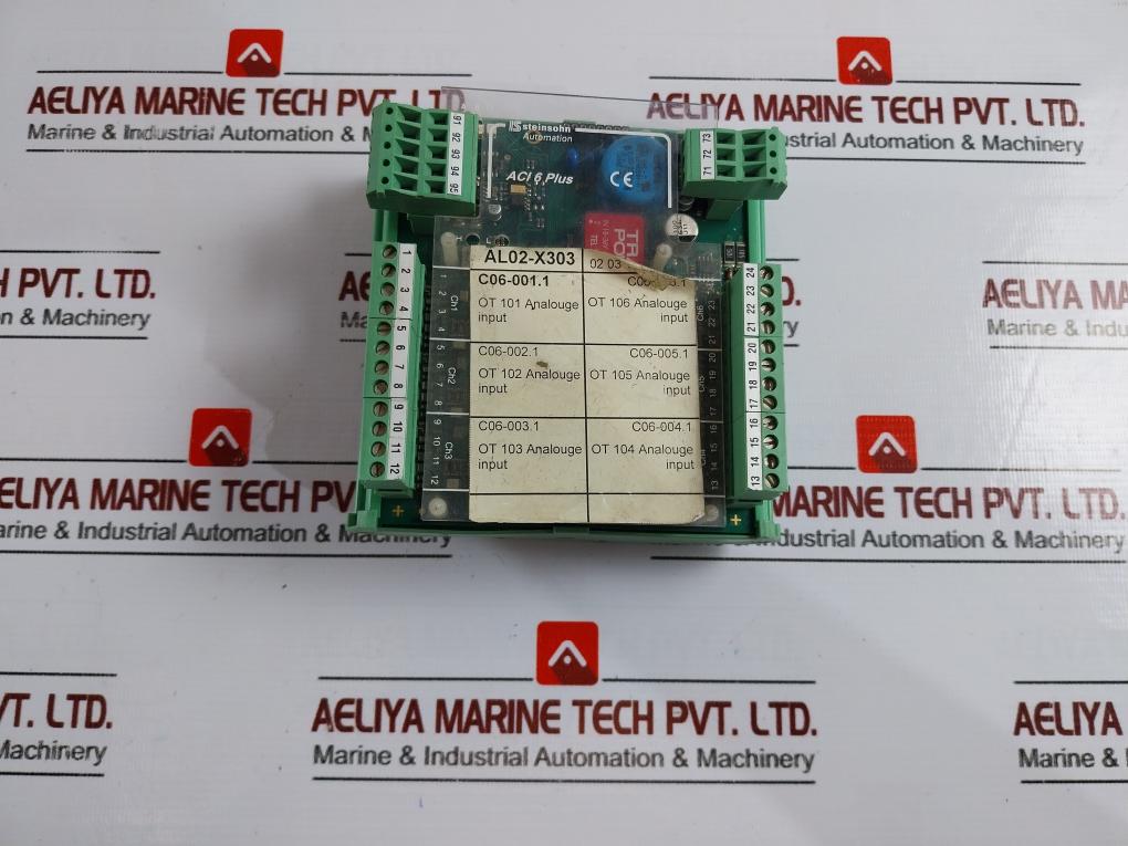Is Steinsohn F101003A Analog Current Input-6 Plus Module Rev. K
