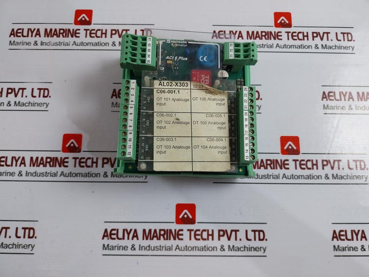 Is Steinsohn F101003A Analog Current Input-6 Plus Module Rev. K