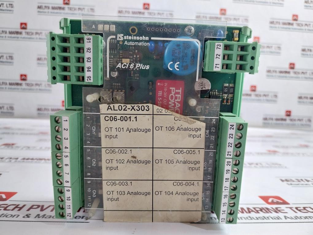 Is Steinsohn F101003a Analog Current Input-6 Plus Module Rev. K