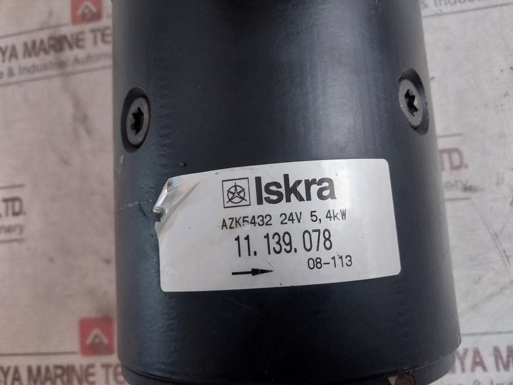 Iskra Azk5432 Starter Motor 24V 5,4Kw 11.139.078 8125