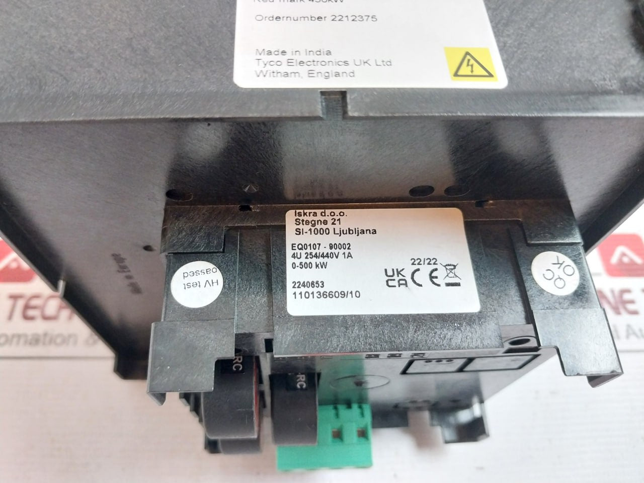 Iskra Eq0107 Kw Kilowatt Meter 2212375 0–500 Kw 450 Kw 50 Hz
