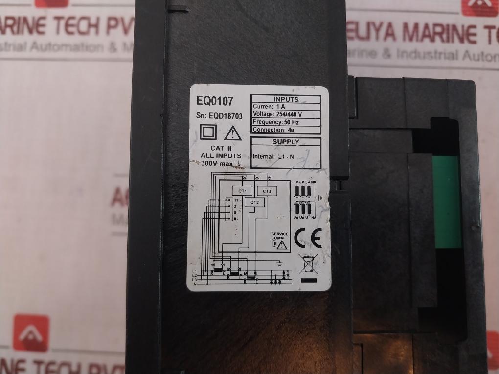 Iskra Eq0107 Watt Dynamo Type Meter 2212375 254/440V 50 Hz