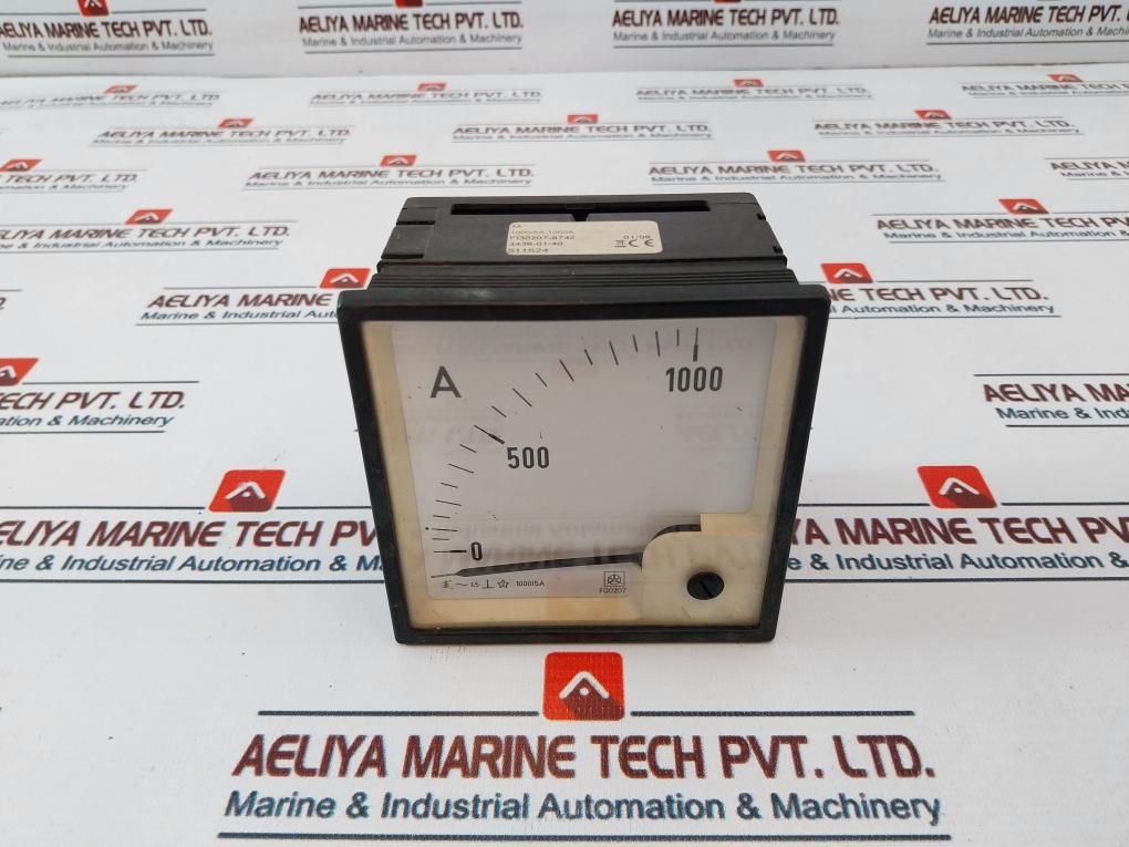 Iskra Fq0207 Analog Ampere Meter 0-1000A