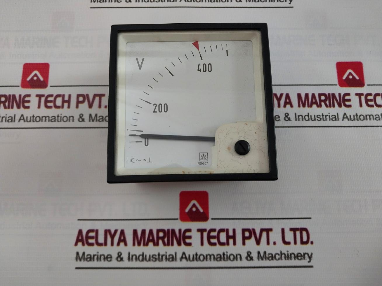 Iskra Fq0207 Analog Voltmeter 0-500V 600V Max -1.5