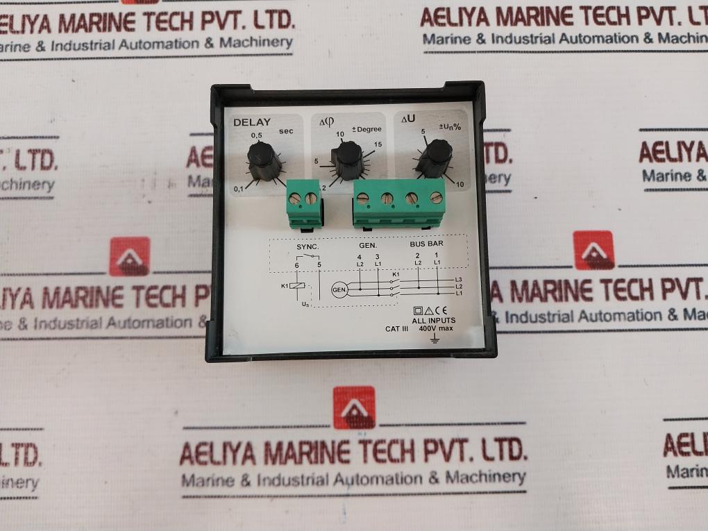 Iskra Sq0214 Synchroscope Meter 0,1-1,0 Sec 110V 45…65Hz