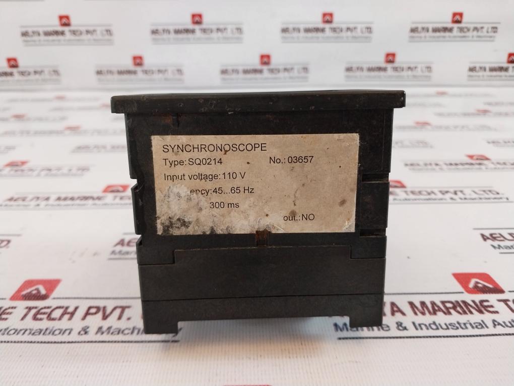Iskra Sq0214 Synchroscope Meter 0,1-1,0 Sec 110V 45…65Hz