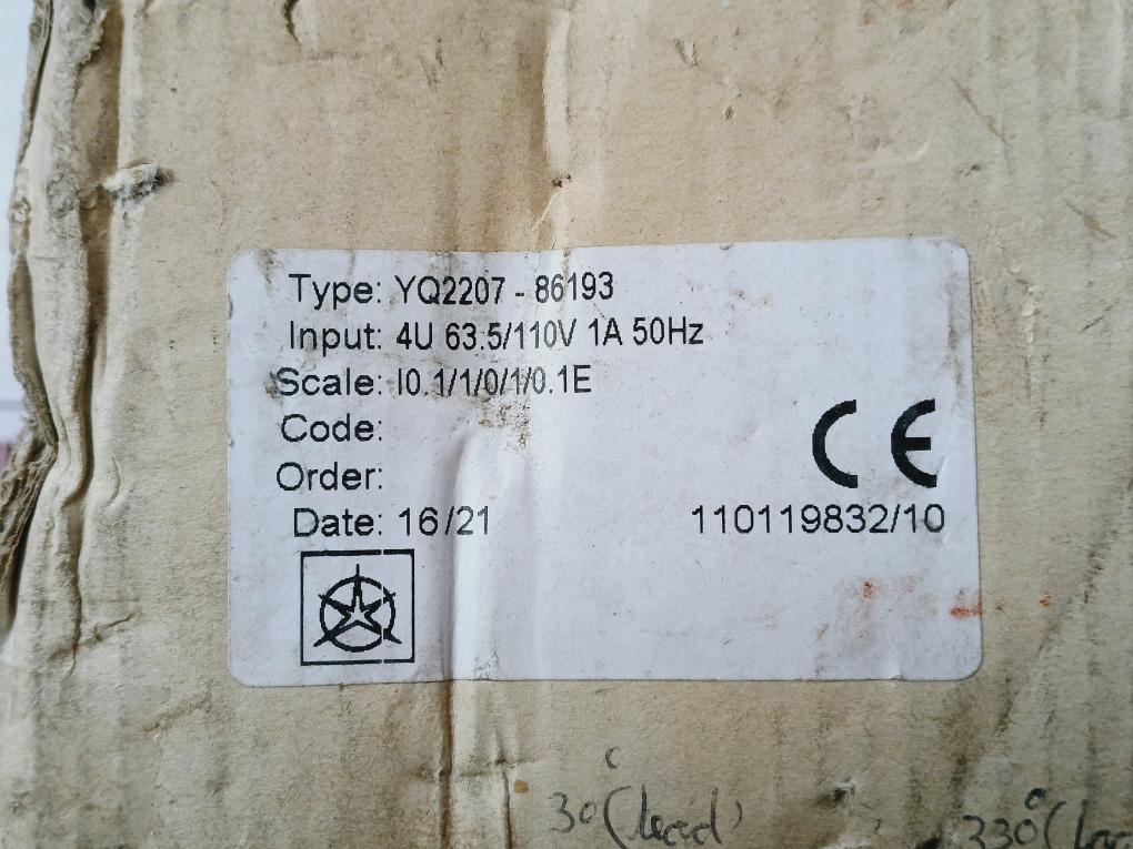Iskra Yq2207-86193 Power Factor Meter 300V Max 50Hz