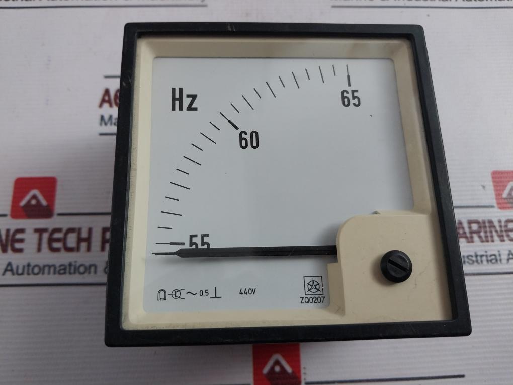 Iskra Zq0207 Frequency Meter 55-60-65 Hz