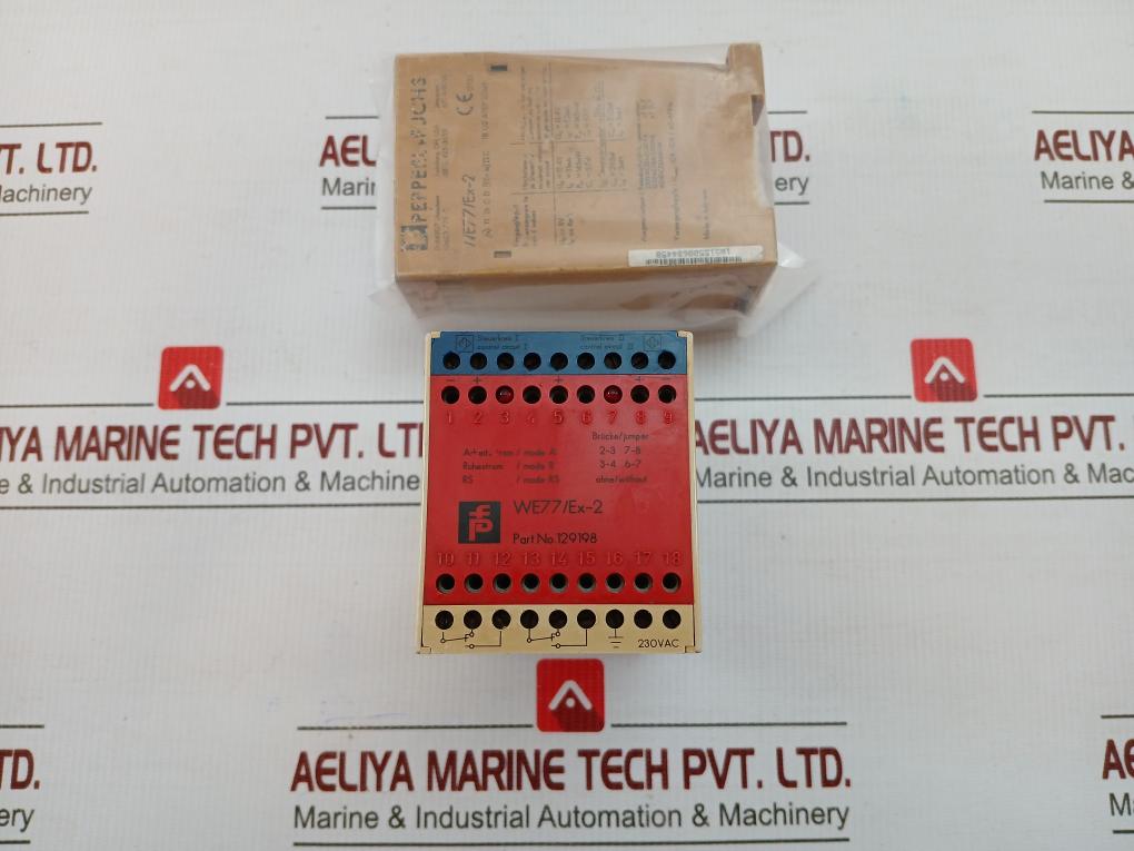 Isolated Switch Amplifier We77/Ex-2 129198 Pepperl+Fuchs 230 Vac 45–60 Hz