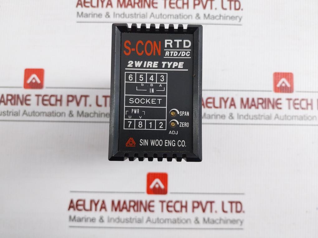 Isolated Temperature Signal Converter 24V Sin Woo Rtd-a3-x