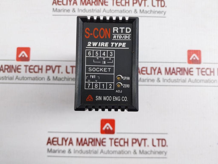 Isolated Temperature Signal Converter 24V Sin Woo Rtd-a3-x