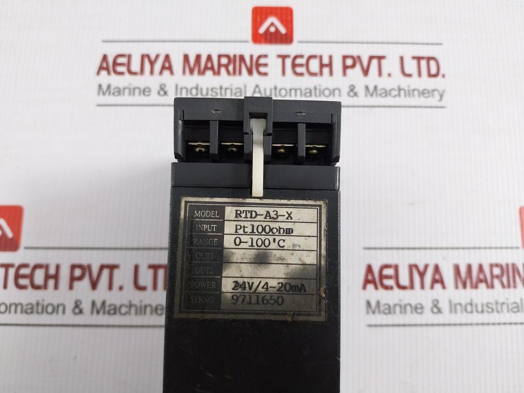 Isolated Temperature Signal Converter 24V Sin Woo Rtd-a3-x