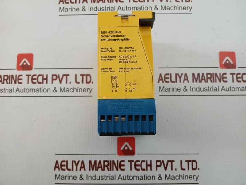 Isolating Switching Amplifier 190-250Vac Turck Ms1-12Ex0-r