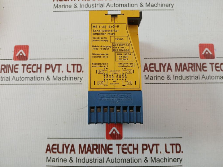 Isolating Switching Amplifier Ms1-22 Ex0-r Turck 24Vdc