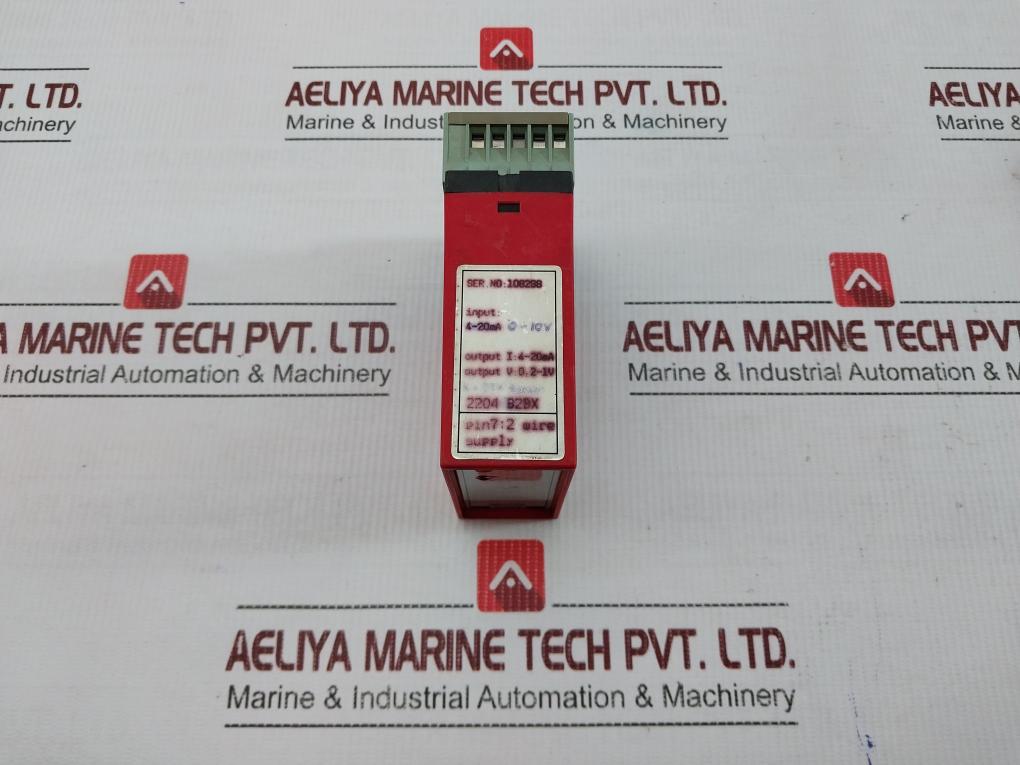 Isolation Amplifier With Base 2204 B2Bx Pr Electronics Input: 0-10V