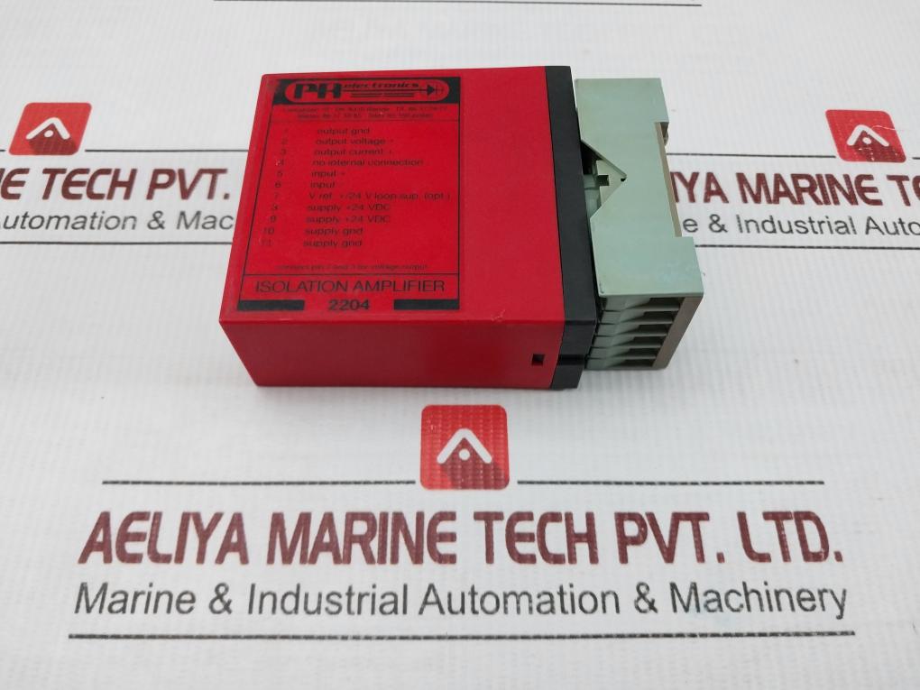 Isolation Amplifier With Base 2204 B2Bx Pr Electronics Input: 0-10V