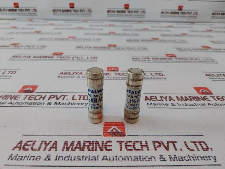 Lot of 10X Italweber 16a Ch14 Fuse 660v