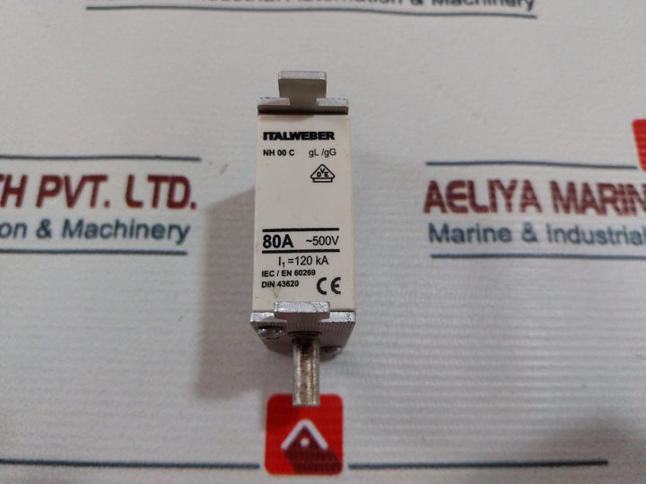 Italweber NH 00 C Fuse 80A 500V
