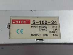 Itc S-100-24 Switching Power Supply 110V 220V
