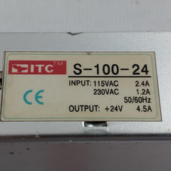 Itc S-100-24 Switching Power Supply 110V 220V