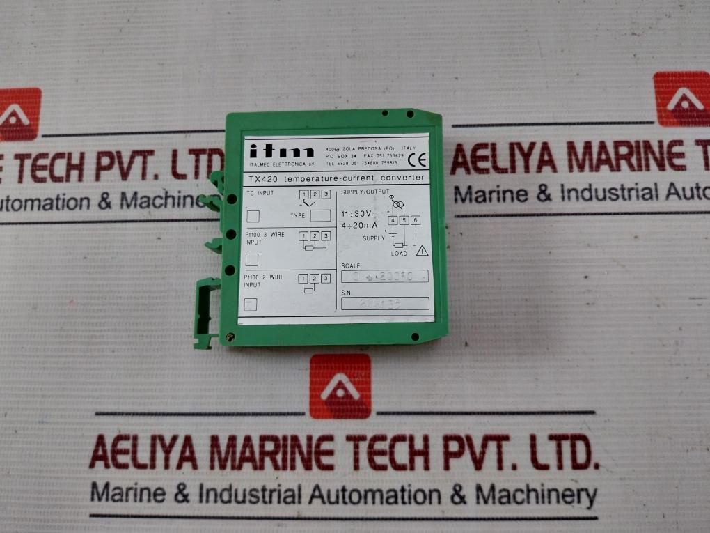 Itm Tx420 Temperature-current Converter 11÷30V Dc 4÷20 Ma