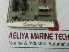 Itt-cannon G06 D 64 P4 Bebl-702 Pcb Card