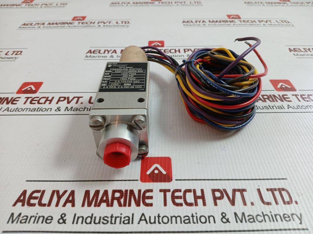 Itt 125/250V Ac Pressure Switch 225P1Cc3Brw-834