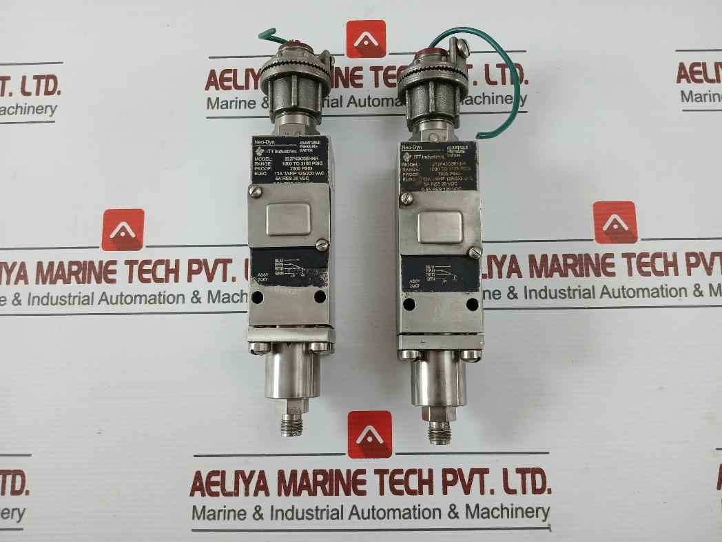 Itt 232P43C6Ehnr Adjustable Pressure Switch 7500 Psig -40 To 75°C T5