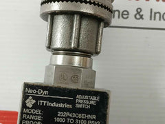 Itt 232P43C6Ehnr Adjustable Pressure Switch 7500 Psig -40 To 75°C T5