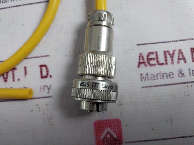 Itt Cannon Ca120001-23 Cable With Connector For Servo Blocks