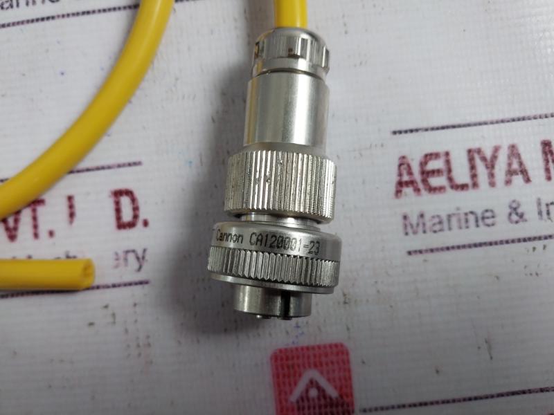Itt Cannon Ca120001-23 Cable With Connector For Servo Blocks