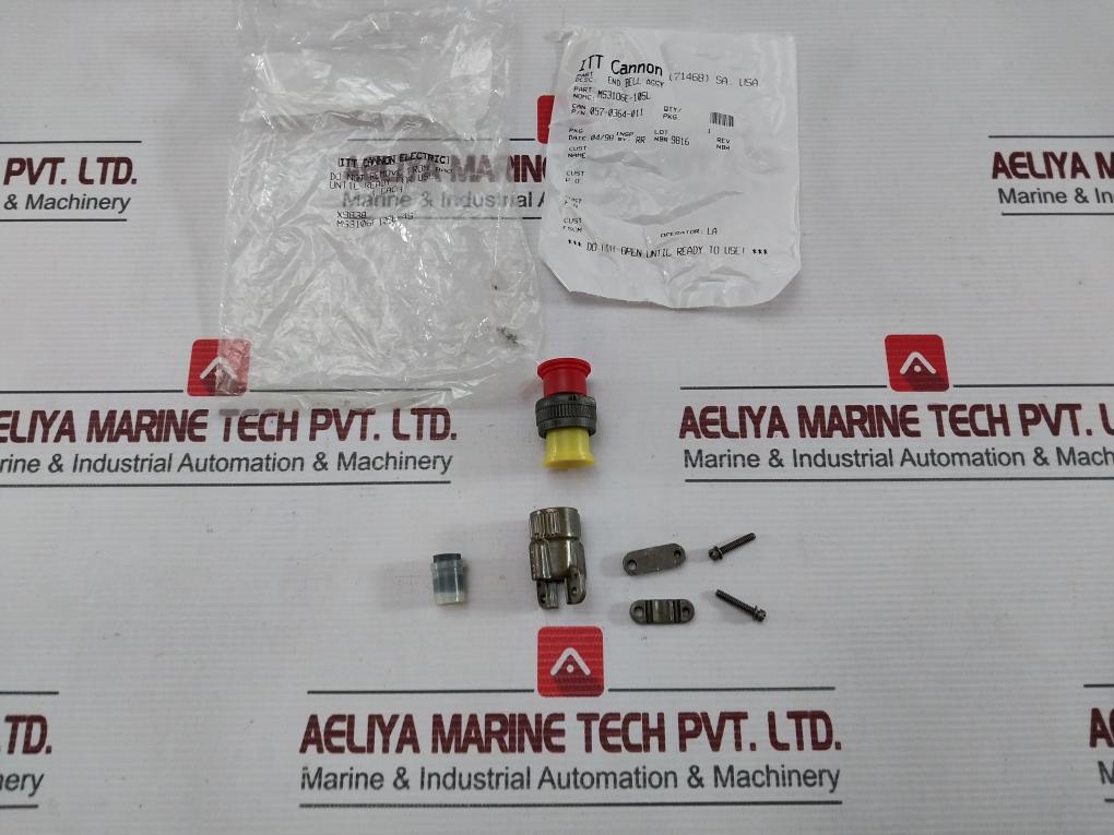Itt Cannon Ms3106E-10Sl Circular Connector Kit 057-0364-011