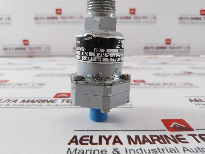 Itt Neo-dyn 115P2S2304 Pressure Switch 125/250 Vac 100Psig