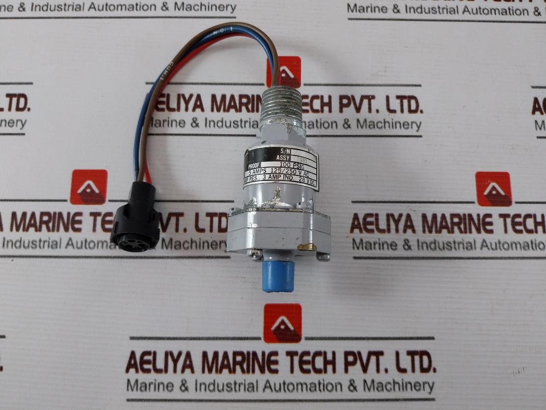 Itt Neo-dyn 115P2S2304 Pressure Switch 125/250 Vac 100Psig