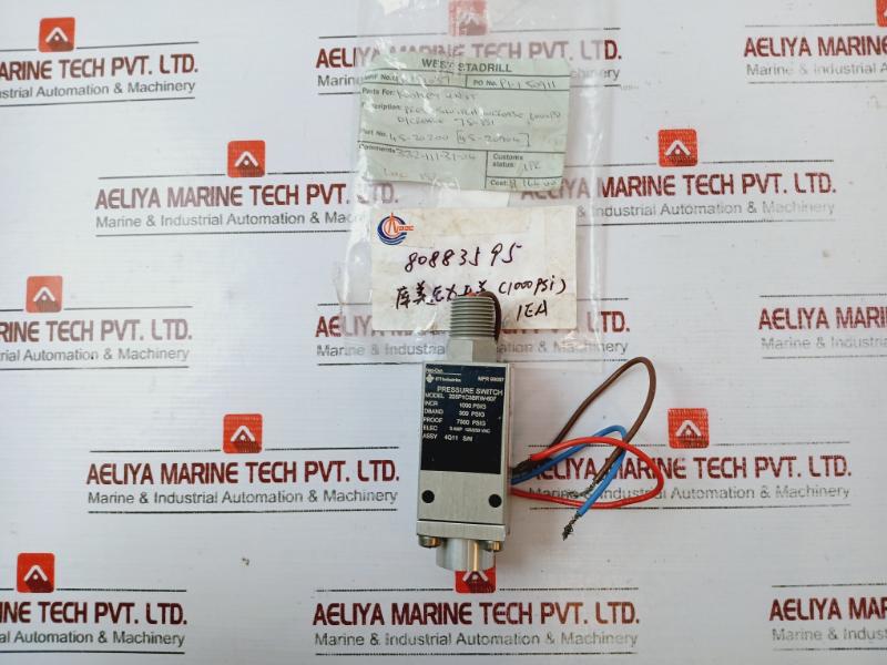 Itt Neo-dyn 225p1c3brw-607 Pressure Switch 5 Amp 125/250 Vac