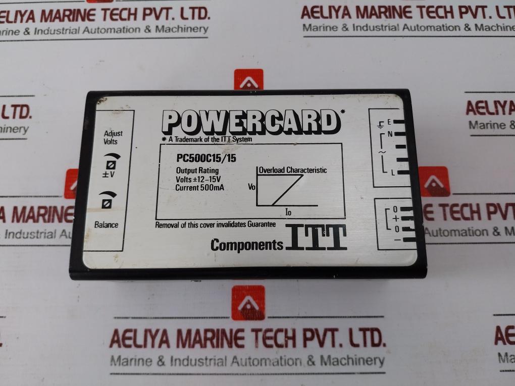 Itt Pc500c15/15 Powercard Output ±12-15v 500ma