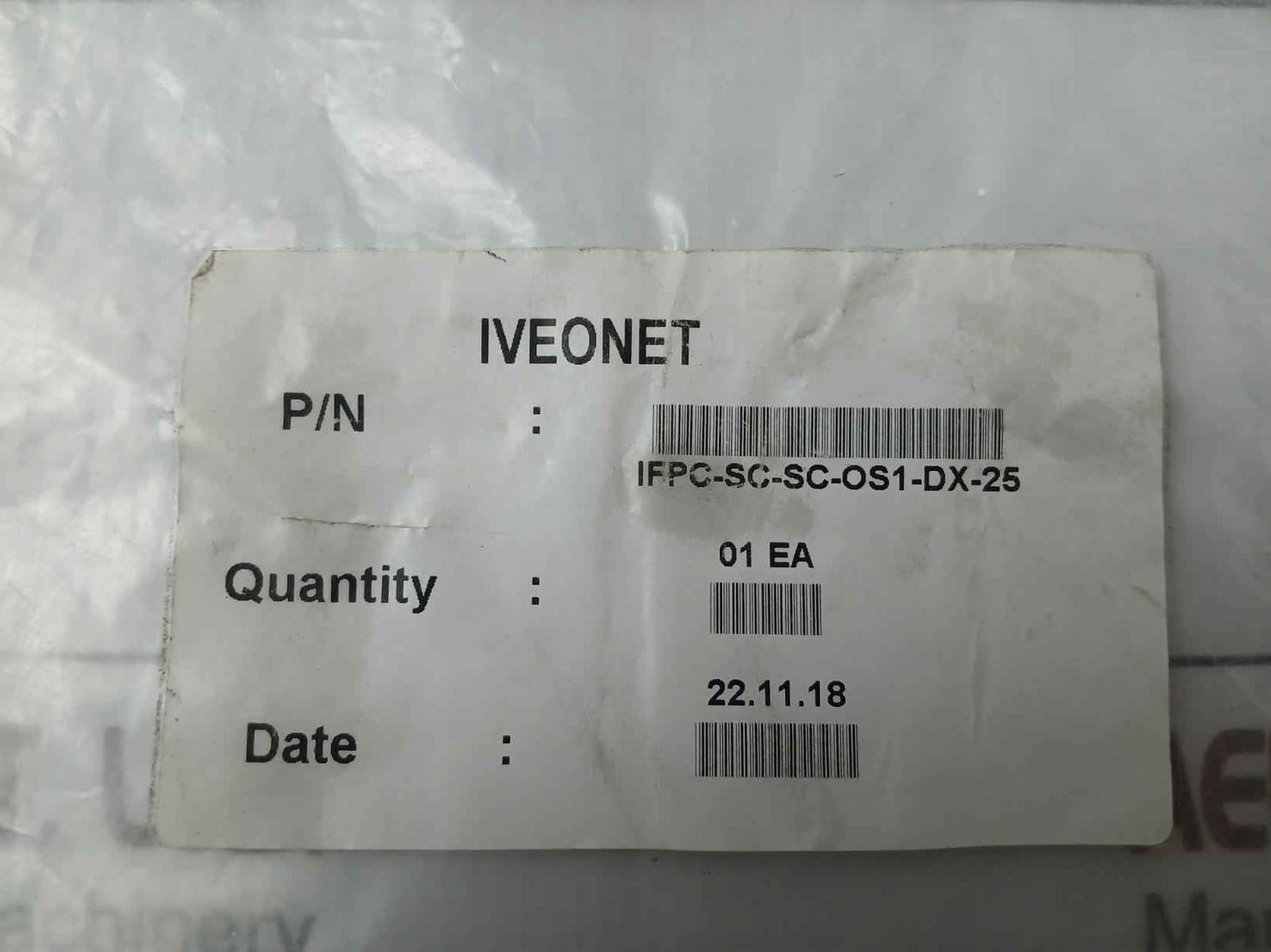 Iveonet Fiber Optic Patch Cable Ifpc-sc-sc-os1-dx-25